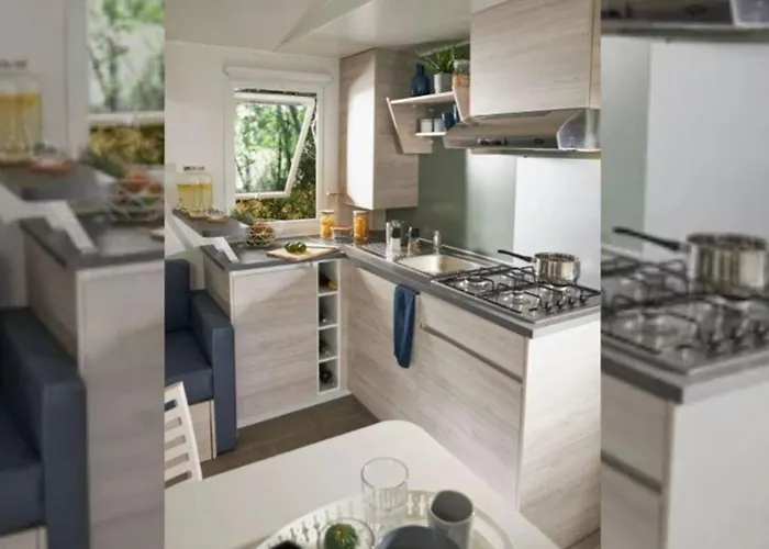 Camping Mobil-home Prestige Avec Terrasse Pour 4 Personnes - Api-1-52-1050 Martiel